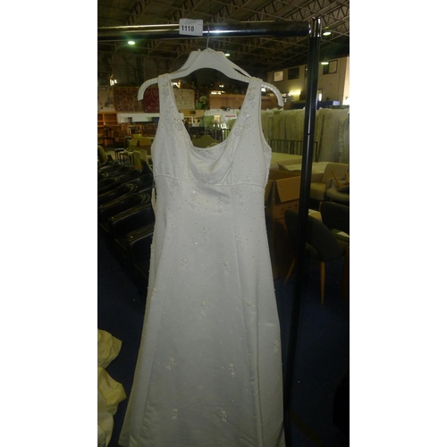 1118 - 1 wedding dress by House of Nicholas,  size 14, RRP £250