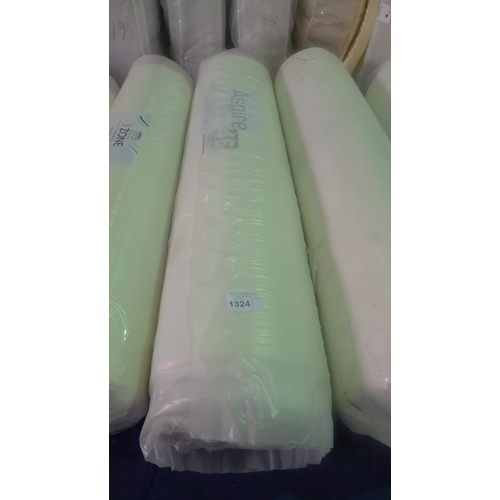 1324 - 1 mattress, 4ft 6 inch, factory rolled to make transport easier -  RRP £140