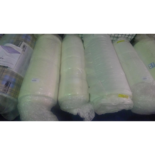 1332 - 3 various mattresses, all 3ft, factory rolled to make transport easier RRP £328