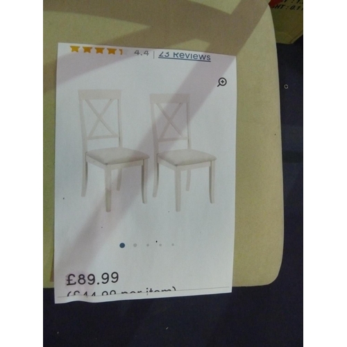 1223 - 4 Davenport Dining chairs RRP £44 each