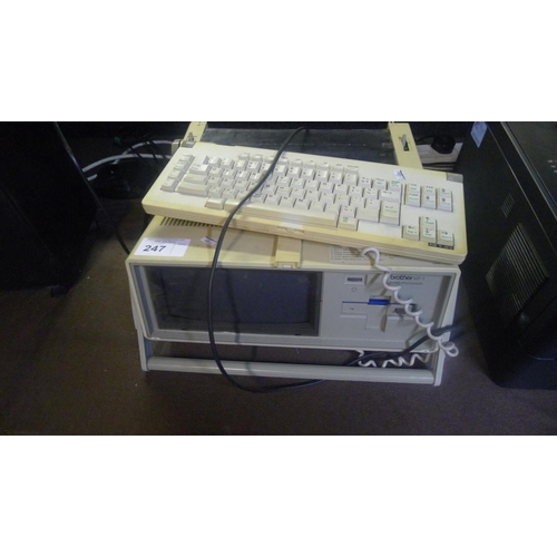 247 - A vintage word processor by Brother type wp1 - trade