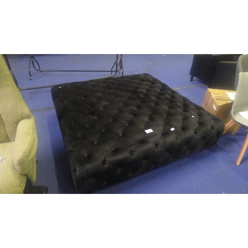 1210 - 1 black upholstered Rondalla Cocktail chair / couch RRP £459