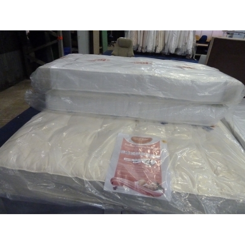 1246 - 1 x 6ft bed base with a 6ft sareer pocket sprung mattress