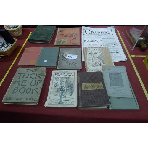 622 - A small quantity of miscellaneous interesting books and pamphlets etc