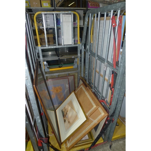 715 - A quantity of miscellaneous pictures & frames (stillage not included)