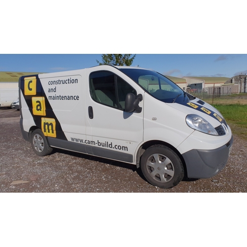 3391 - Renault Trafic SL29 DCi 115 panel Van, reg HX63 ZTN, 13/09/2013, 2790 Kg Gross, 1996 cc Diesel, 102,... 