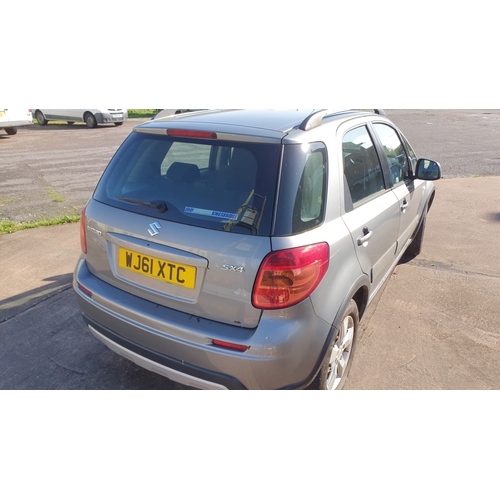 3395 - Suzuki SX4 SZ4 Auto 5dr hatchback, Reg WJ61 XTC, 1st reg 14/09/2011, 1586cc Petrol Automatic, 2 whee... 