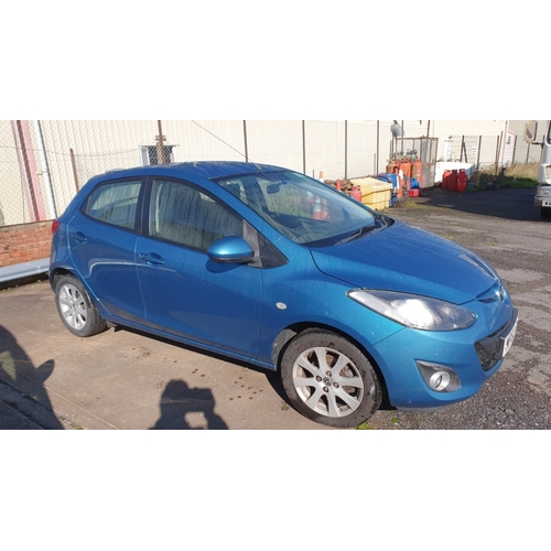 3396 - Mazda 2TS2 Auto 5 Dr hatchback, Reg MF62 EJU, 1st reg 16/01/2013, 1498 cc Petrol 4sp Automatic. 10,9... 