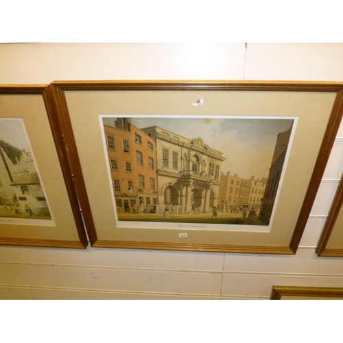 574 - 5 framed prints of classical buildings