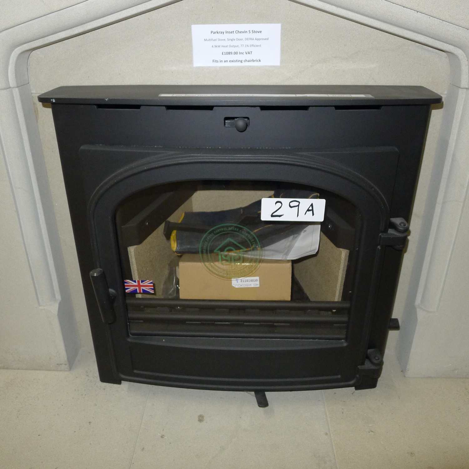 Parkray Inset Chevin 5 Wood Stove RRP £1,089.00