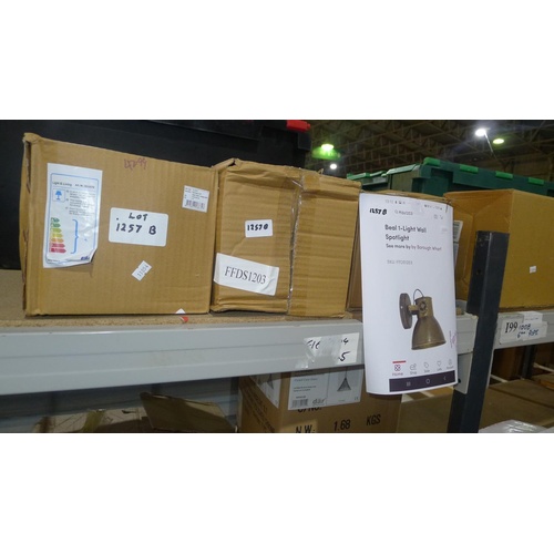 1257b - 3 x wall spotlights type Beal RRP £47 each