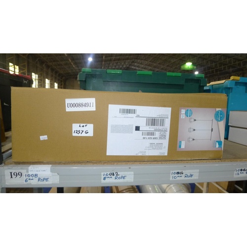 1257g - A 3 lamp kitchen island pendant light type Tarbes