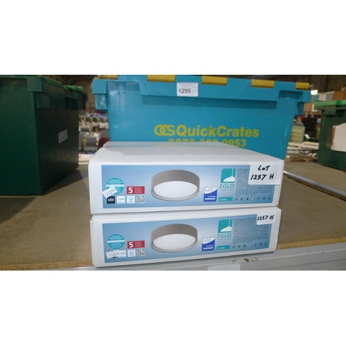 1257h - 2 flush fitting LED ceiling lights type Pasteri