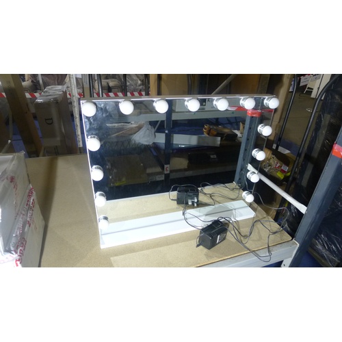 1258e - 1 hollywood vanity mirror with power adapter