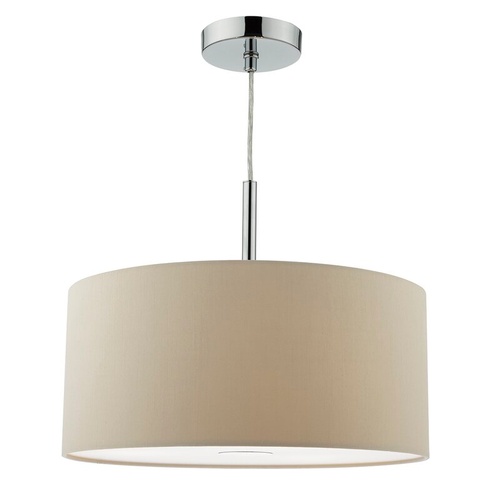 320 - A 3 lamp drum pendant light type Desiree RRP £84.99