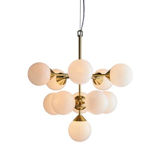 361 - 1 decorative 11 lamp sputnik chandelier by Kuln RRP £195.99