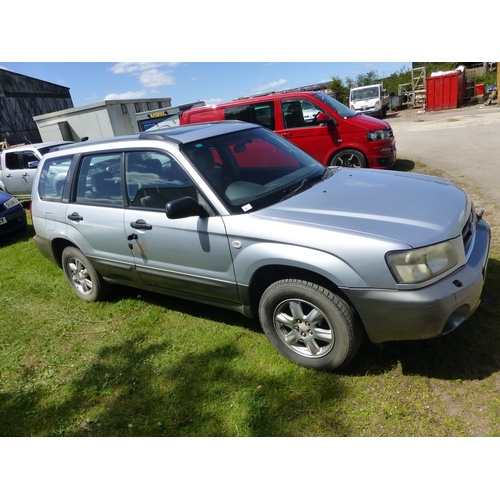 22 - Subaru Forester X All Weather 4x4 Estate, Silver/grey,  Reg.PL52 UOO, 16/01/2003, 1994cc Petrol  5sp... 