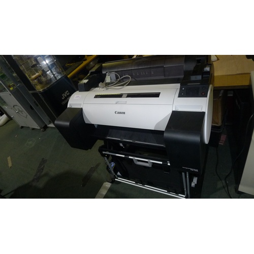 288j - A Canon image prograf TM-200 wireless inkjet wide format plan/poster printer, unit comes with spare ... 