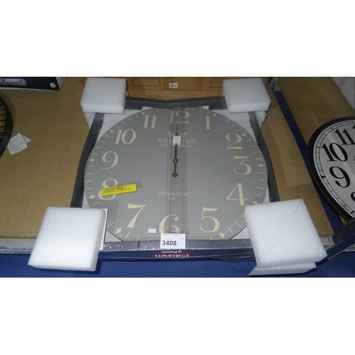 3408 - One large oversized wall clock