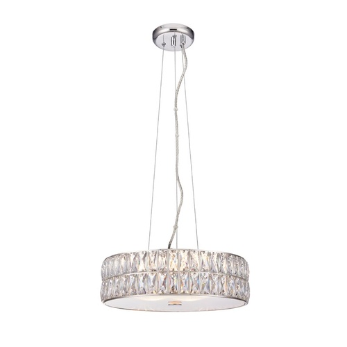 3486 - A 5 lamp LED crystal style chandelier type Kevin RRP £193