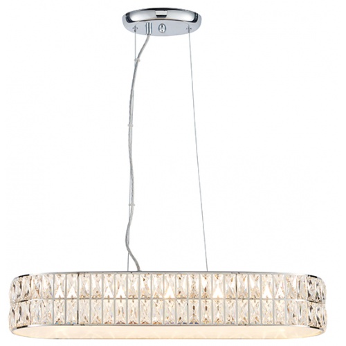 3487 - A 5 light crystal style chandelier by Endon Varina RRP £100