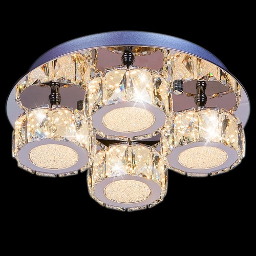 3508 - A 4 lamp LED semi flush ceiling light type Jasmine RRP £117