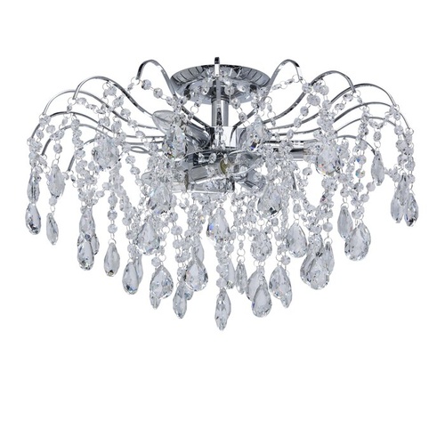 3510 - A 6 lamp semi flush ceiling light type Bonaberrie RRP £146