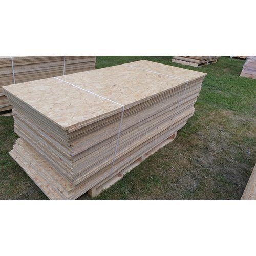 3002 - Approx 50 sheets of Stirling board 2m x 1m x 18mm