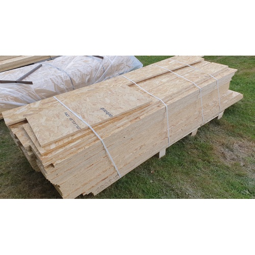 3020 - A large qty of stirling Board offcuts  2.44m x 22cms x 18mm.. approx 100pcs.