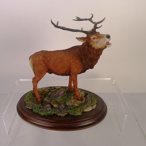 143 - A Country Artists stag 19cm tall