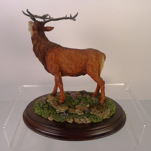 143 - A Country Artists stag 19cm tall