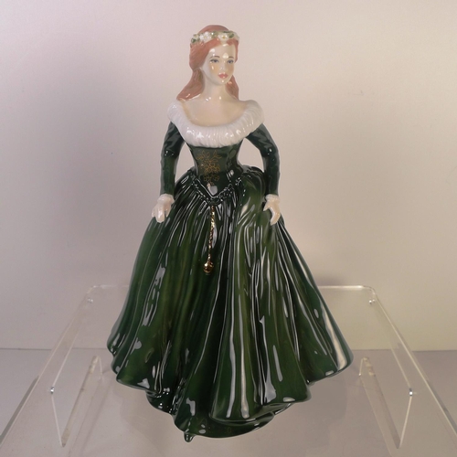 160 - A Royal Worcester figurine of a lady 