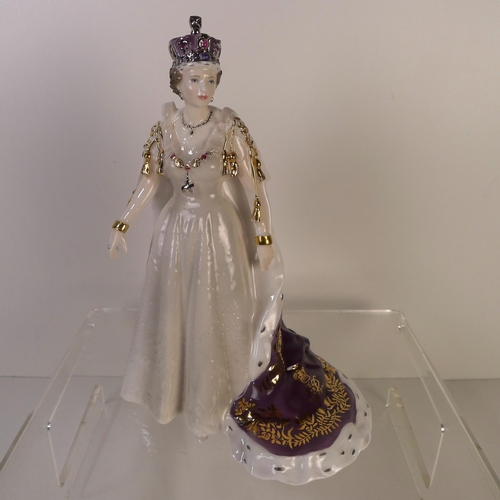 163 - A Royal Worcester figurine of a lady 