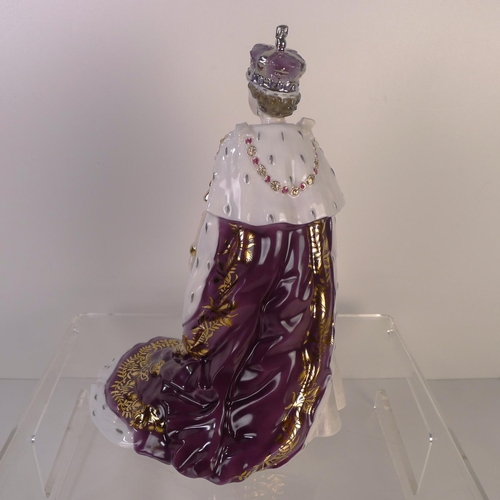 163 - A Royal Worcester figurine of a lady 