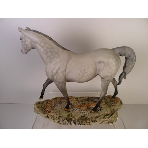 167 - A Beswick grey horse, 29cm tall