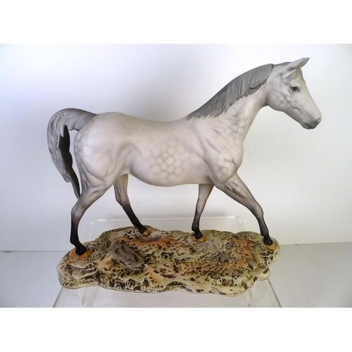 167 - A Beswick grey horse, 29cm tall