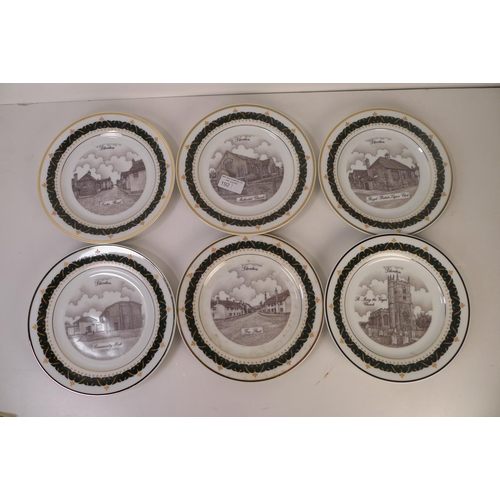 192 - A set of six limited edition plates of Silverton