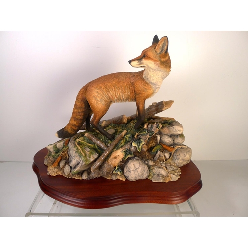 196 - A Border Fine Arts fox, 28cm tall 