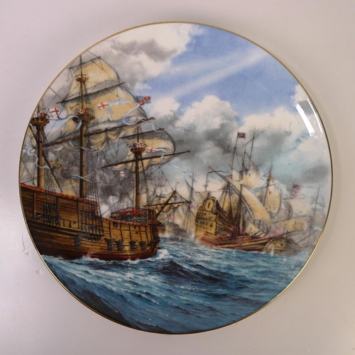 207 - 2 Coalport limited edition naval plates