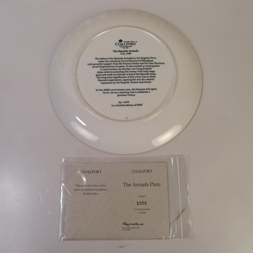 207 - 2 Coalport limited edition naval plates