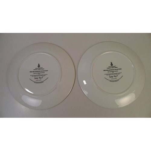 307 - A set of 10 Royal Doulton Millennium collection wall plates