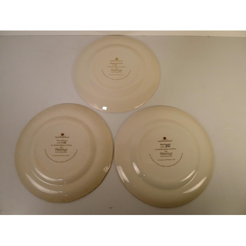 322 - 3 Masons ironstone decorative wall plates