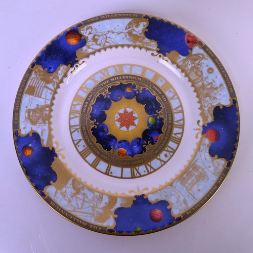 325 - 7 Royal Worcester Millennium wall plates