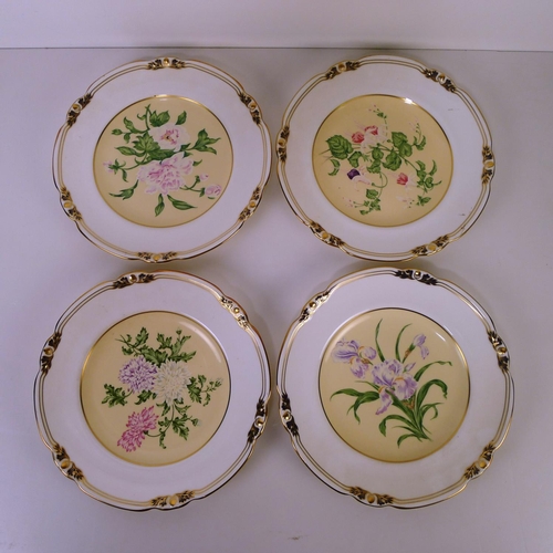 346 - A set of 4 Royal Crown Derby Wall plates, 