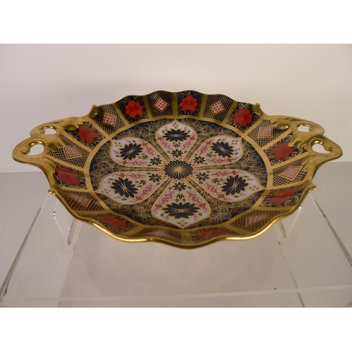 373 - A Royal Crown Derby old Imari 1128 duchess tray, 30cm wide, with box