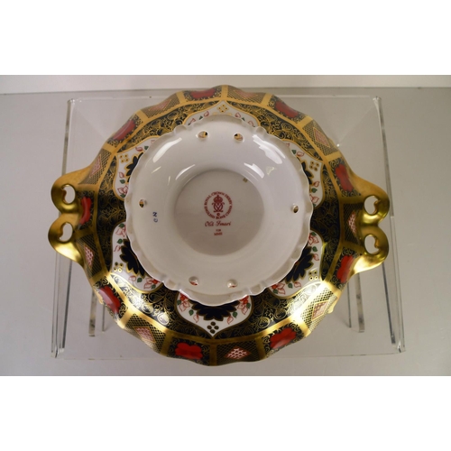 386 - A Royal Crown Derby old Imari 1128 duchess tray, 30cm wide, with box