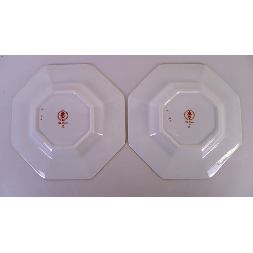 429 - 5 Royal Crown Derby old Imari 1128 octagonal plates, 22cm diameter, with boxes