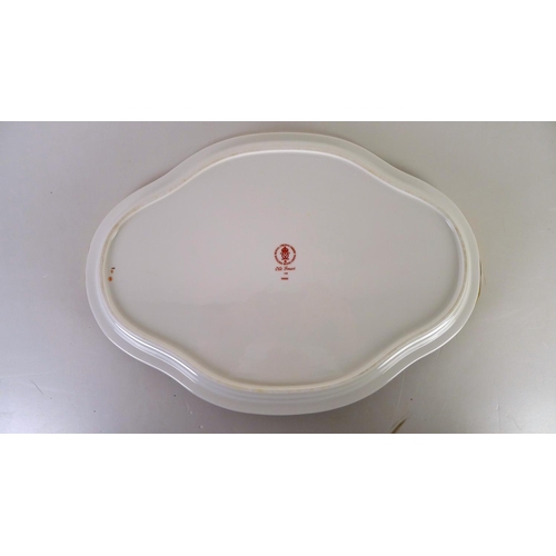 430 - A Royal Crown Derby old Imari 1128 two handled Hartington tray, 40cm long, with box