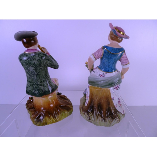 442 - A pair of Royal Crown Derby figures 