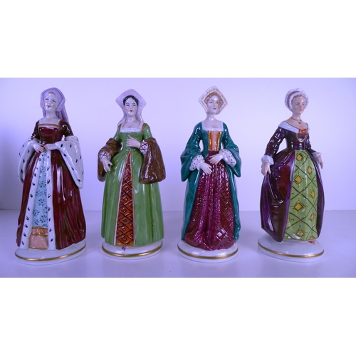 455 - A set of 7 figurines of Henry VIII and his six wives